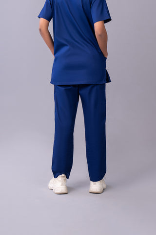 Blue unisex trousers