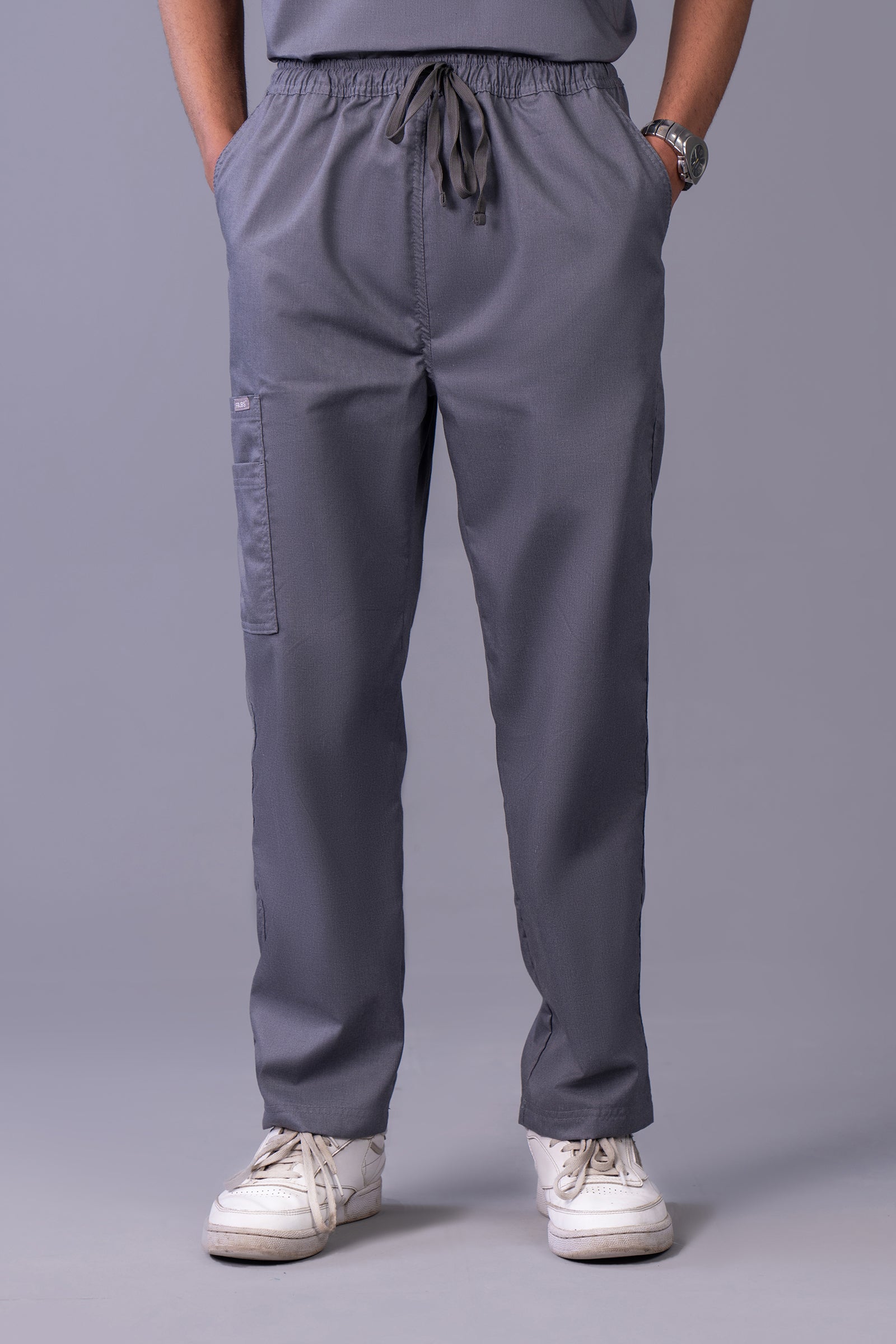 Grey unisex trousers