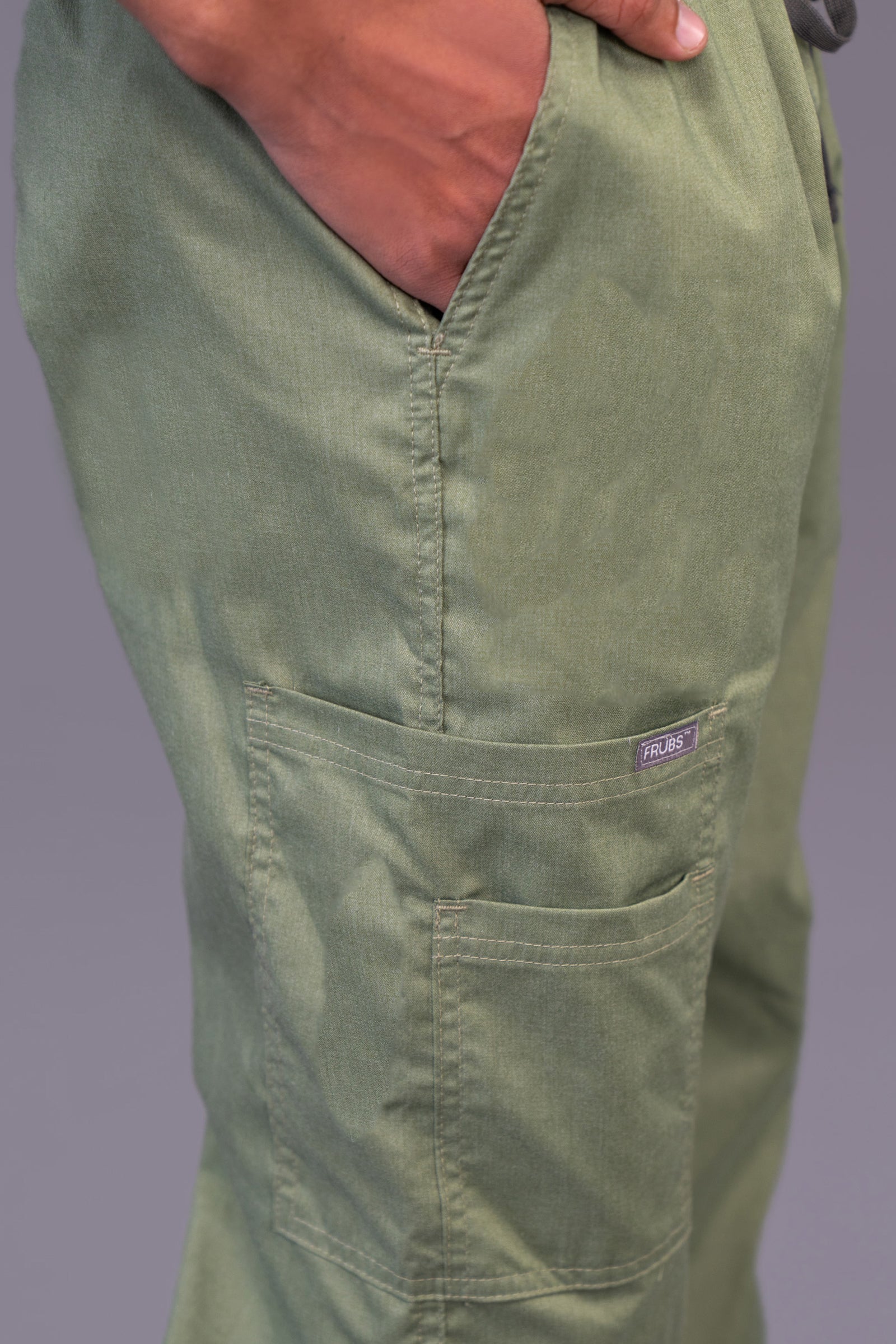 Moss Green unisex trousers