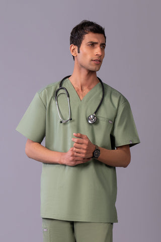 Rene 3-Pocket Scrub Top